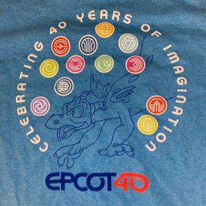 Limited edition EPCOT 40th anniversary tshirt